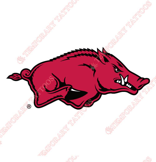 Arkansas Razorbacks 2001 Pres Primary Customize Temporary Tattoos Stickers NO.3747